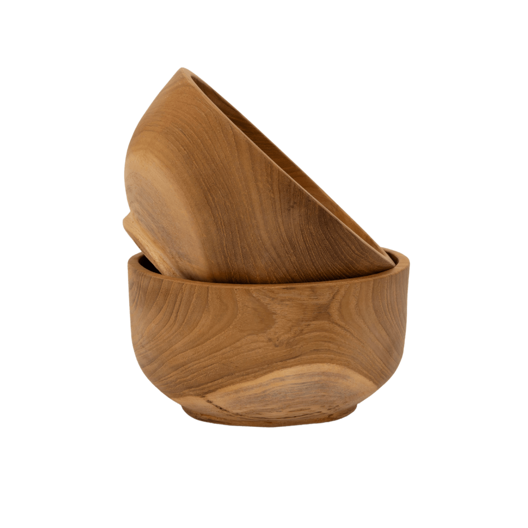 Zoco Home Kitchen / Dining Teak Wooden Bowl | 15cm