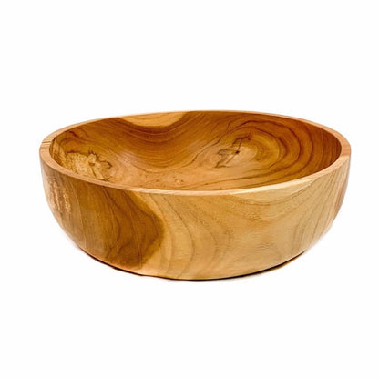 Zoco Home Teak Wooden Bowl | 30x10cm