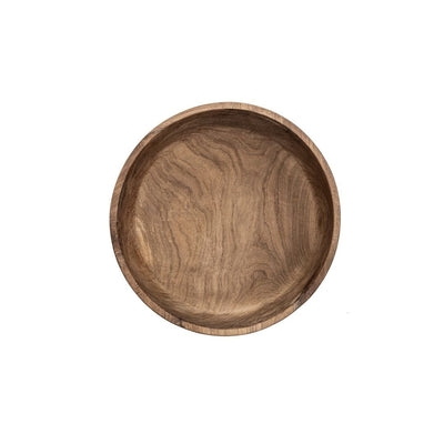 Zoco Home Decor/Kitchen/Tableware Teak Wooden Bowl | 30x10cm