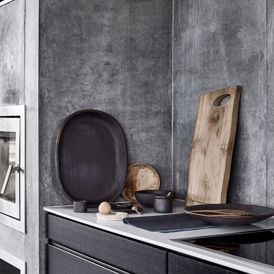 Zoco Home Decor/Kitchen Terracotta Egg Cup | Brown/Black 4x4.5cm