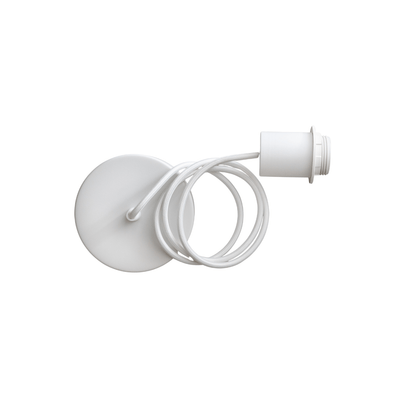 Cable colgante textil para Zoco Home | Blanco, 1 m