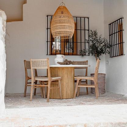 Zoco Home Outdoor/Table/Dining Thara Round Dining Table