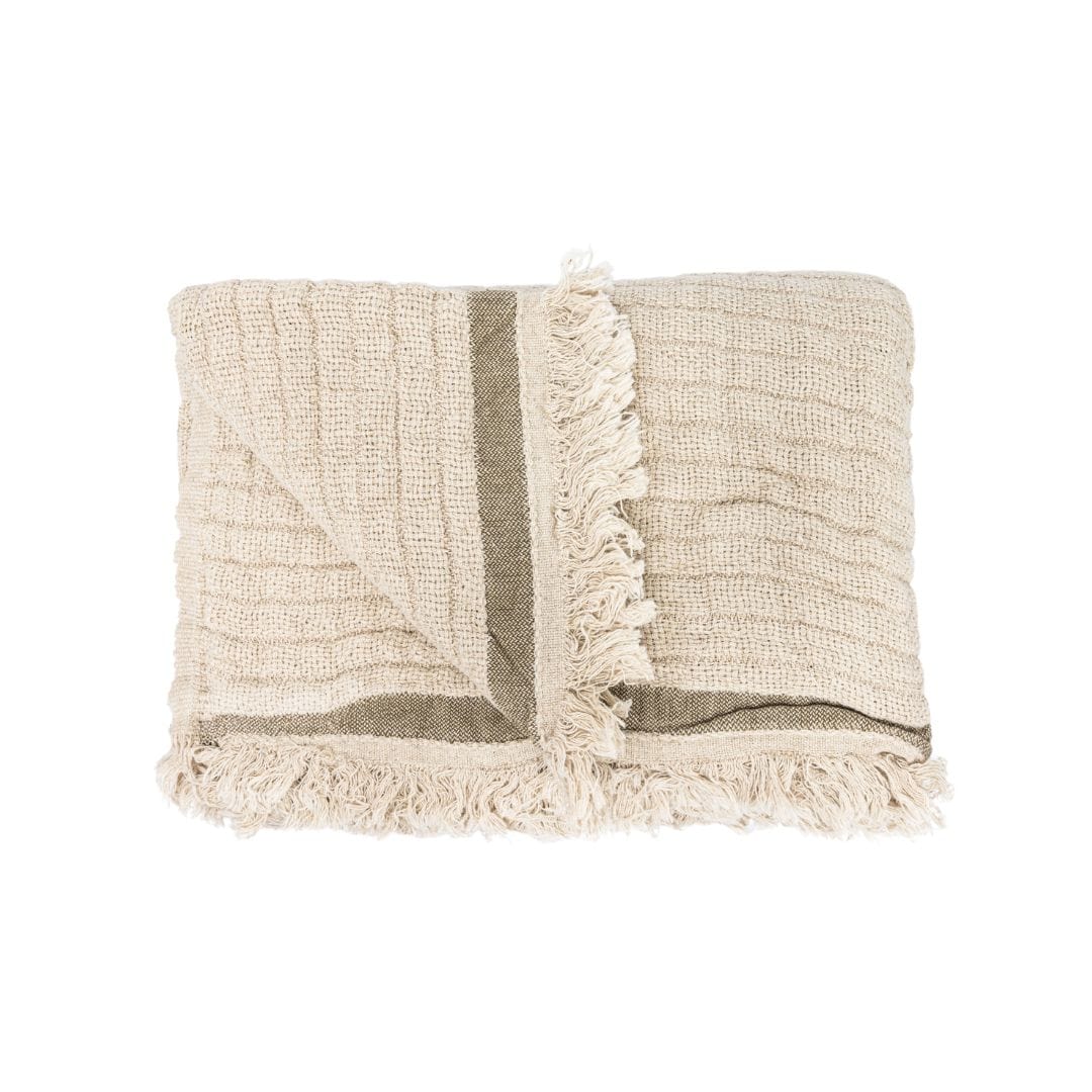 Zoco Home Textiles Throw | Natural / Sand | 135x200cm