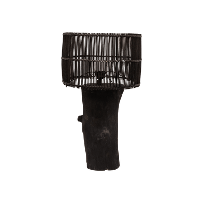 Zoco Home Houten tafellamp | Zwart