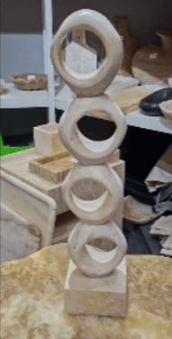 Zoco Home Travertine 4 stack