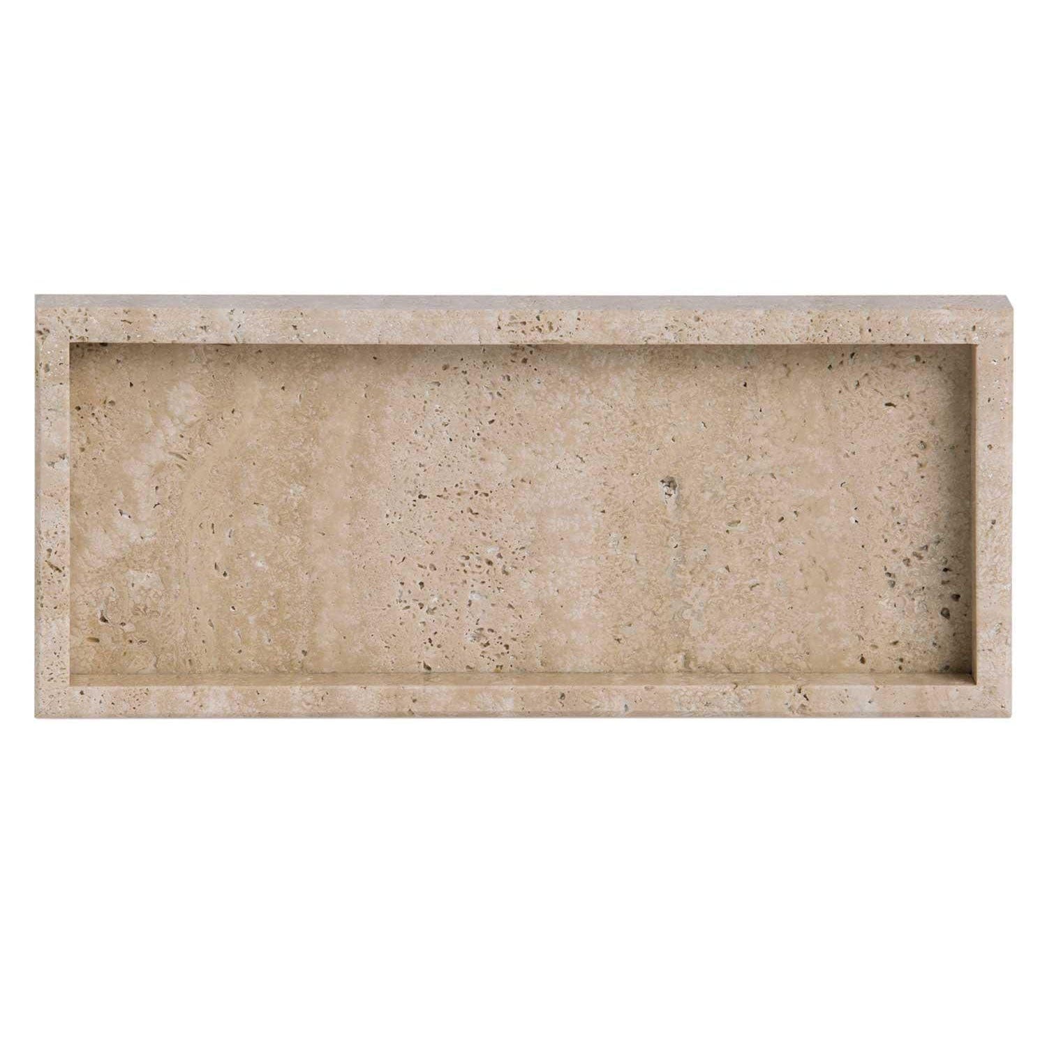 Zoco Home Decor/Accessories Travertine Rectangular Tray | 30x13x3cm