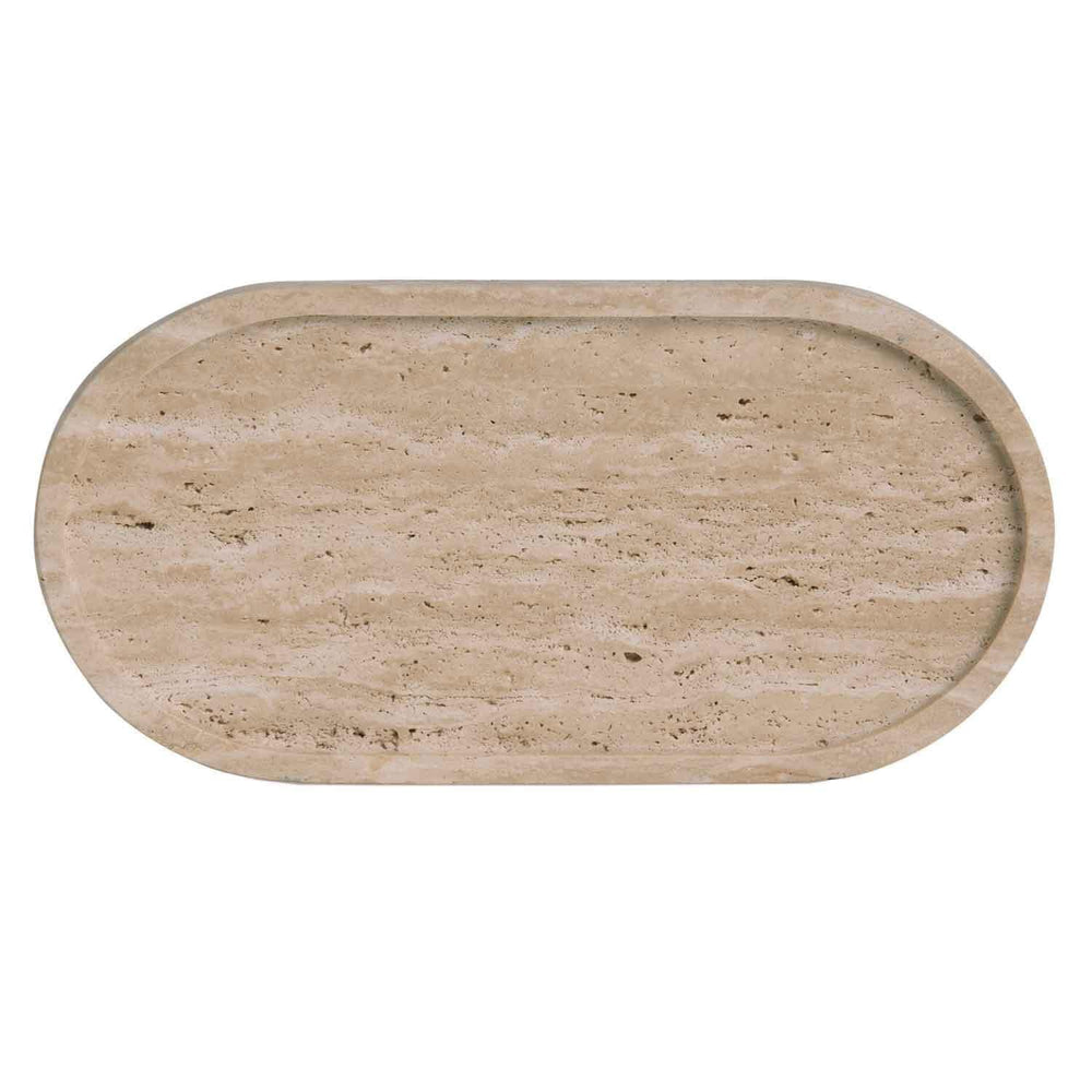 Zoco Home Travertine Tray | 30x15x1.5cm