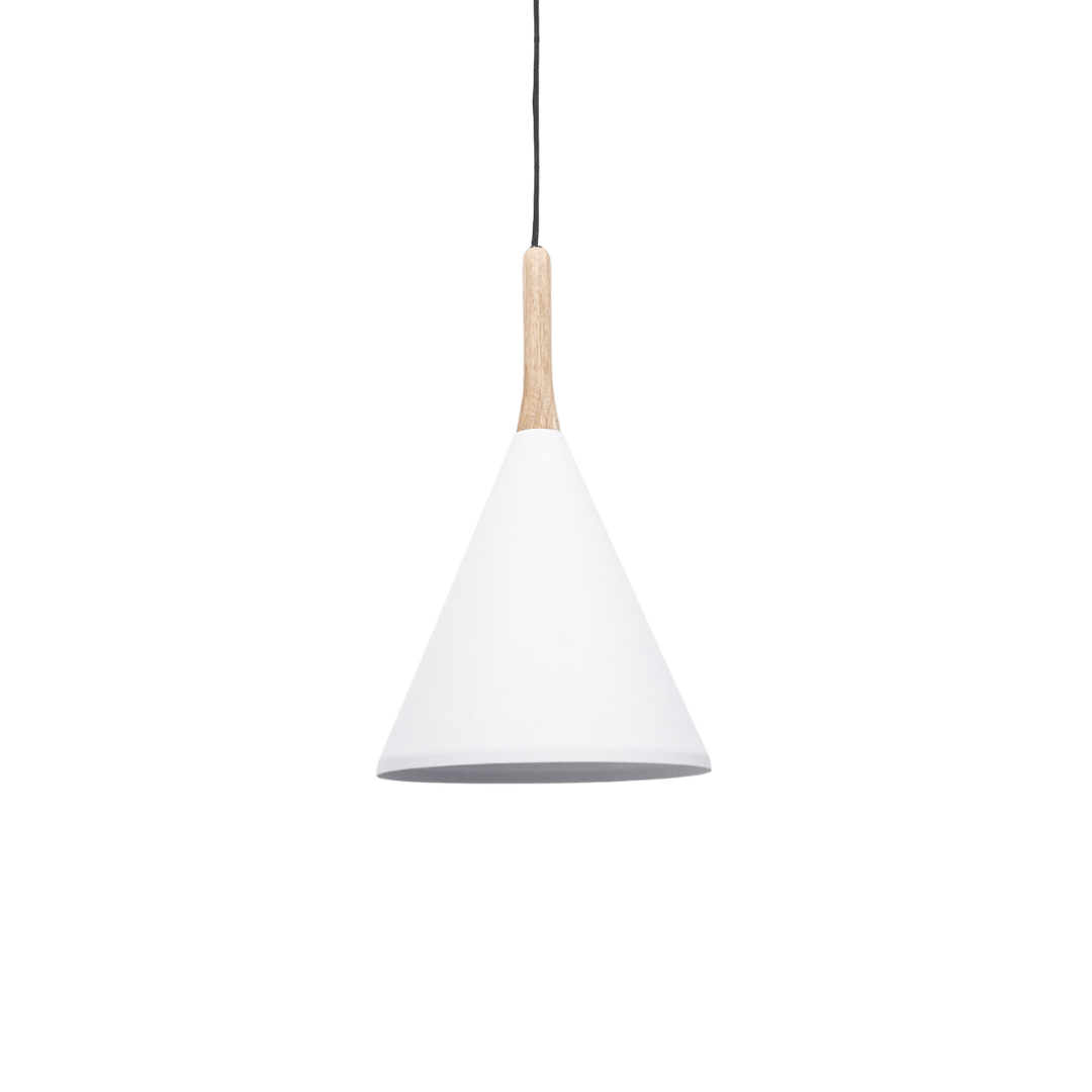 Zoco Home Decor/Lighting Triangle Hanging Lamp | White 25x42cm