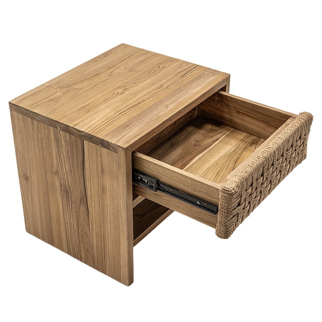 Zoco Home Furniture/Table/Side Tulum Bedside Table | 50x53x40cm