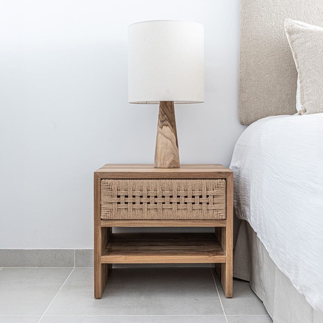 Zoco Home Furniture/Table/Side Tulum Bedside Table | 50x53x40cm