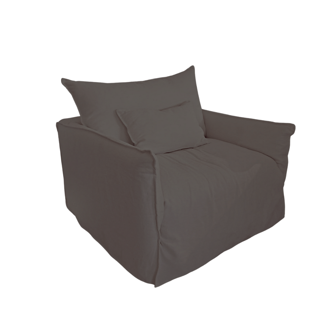 Zoco Home Furniture/Sofa Tulum Linen Single Sofa