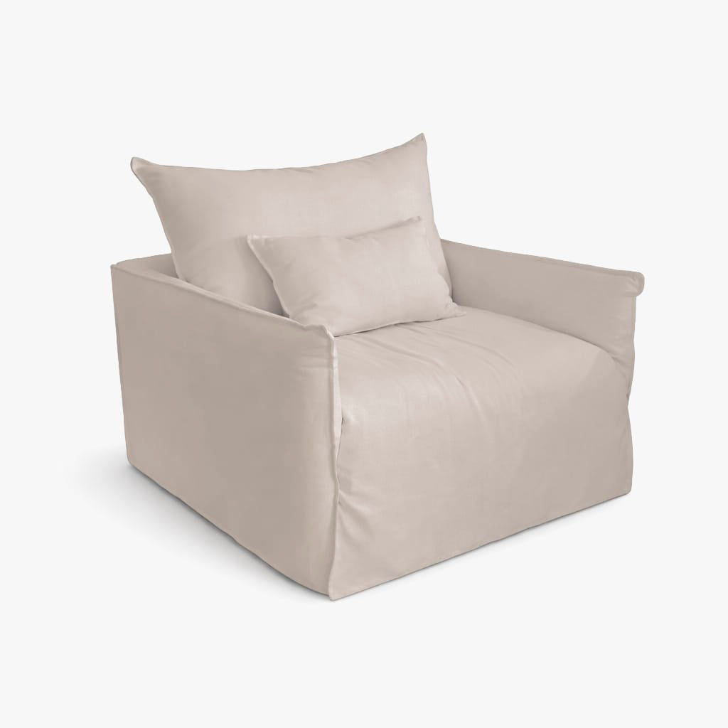 Zoco Home Furniture/Sofa Tulum Linen Single Sofa