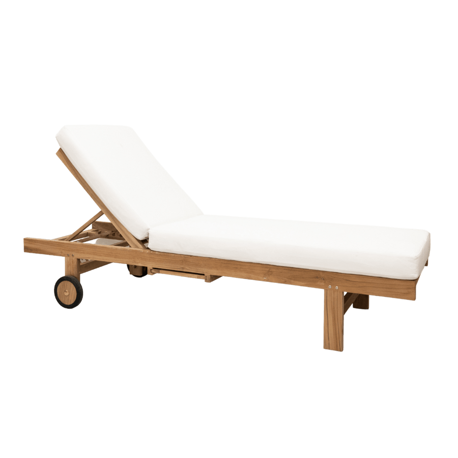 Zoco Home Tulum Teak Sunbed | 200x65x33cm