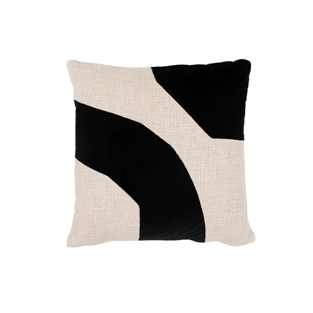 Zoco Home Urban Nature Culture cushion Arc | Black / White | Square | 45x45cm