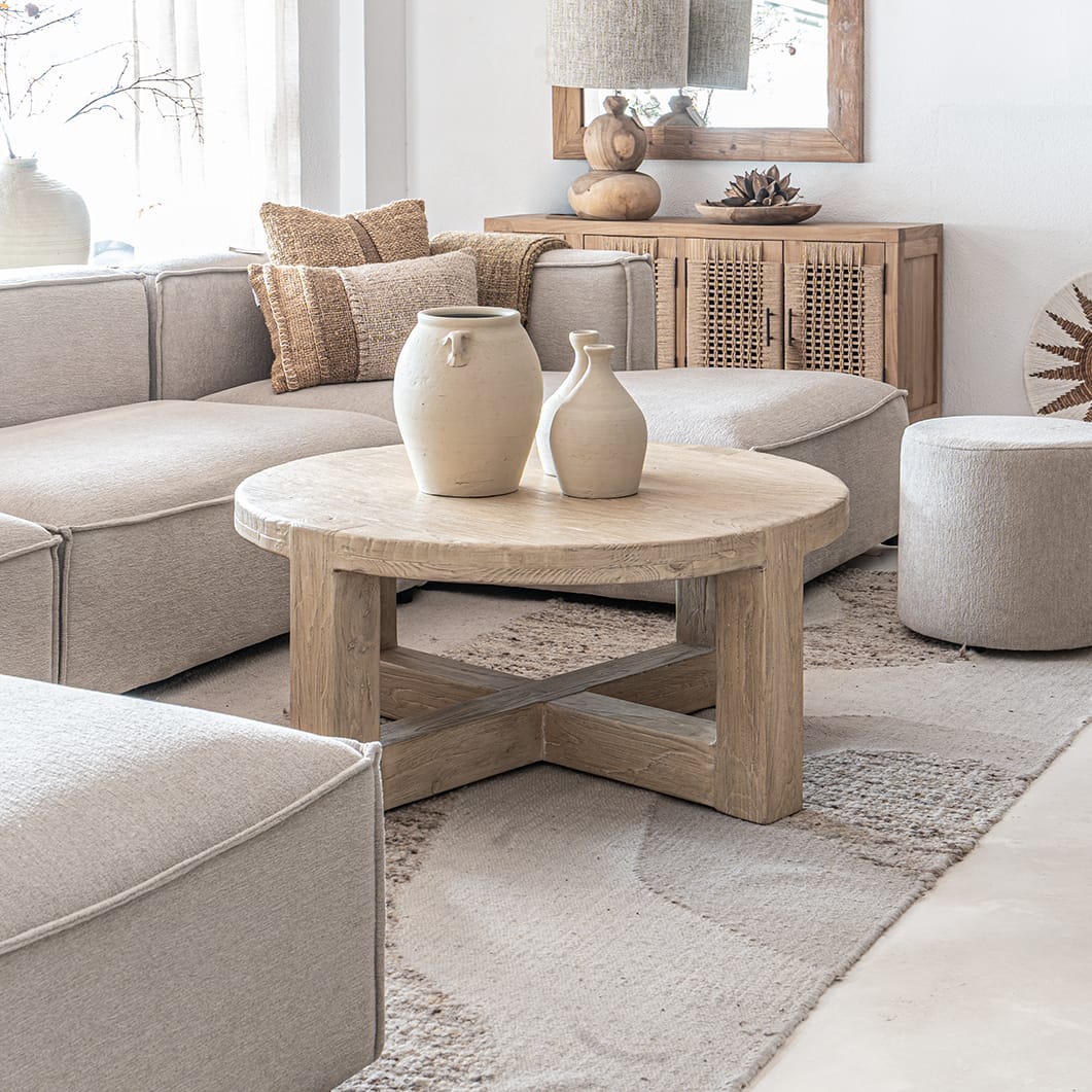 Zoco Home Mobilier/Table/Table basse Vega | ø100 x 45 cm