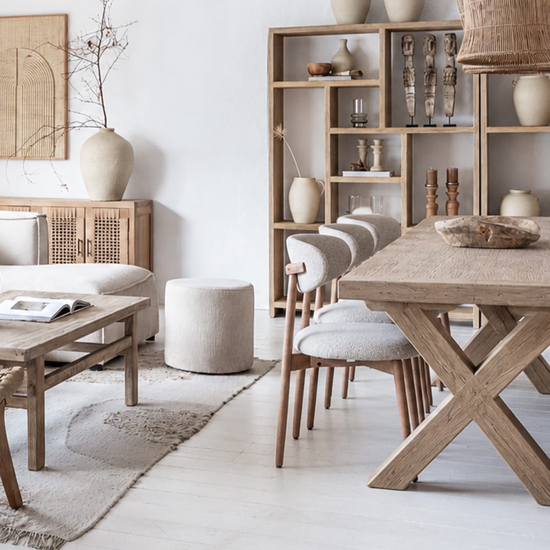 Zoco Home Furniture/Table/Dining Vega Dining Table | Crossed legs