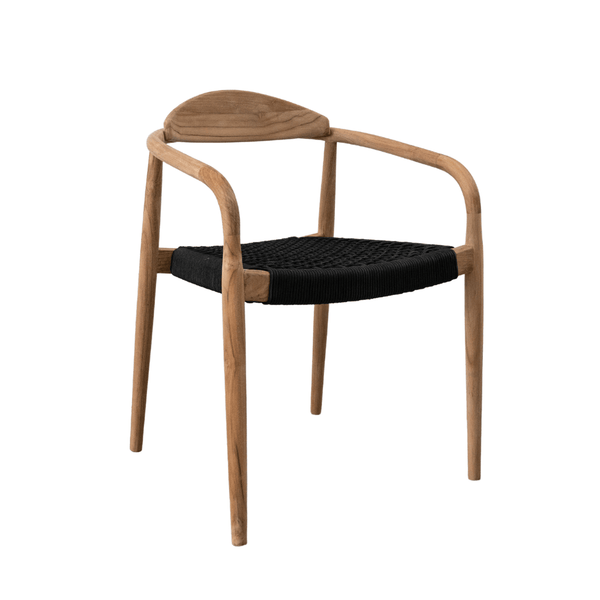 Ventura Outdoor Dining Chair | Black – Zoco Home