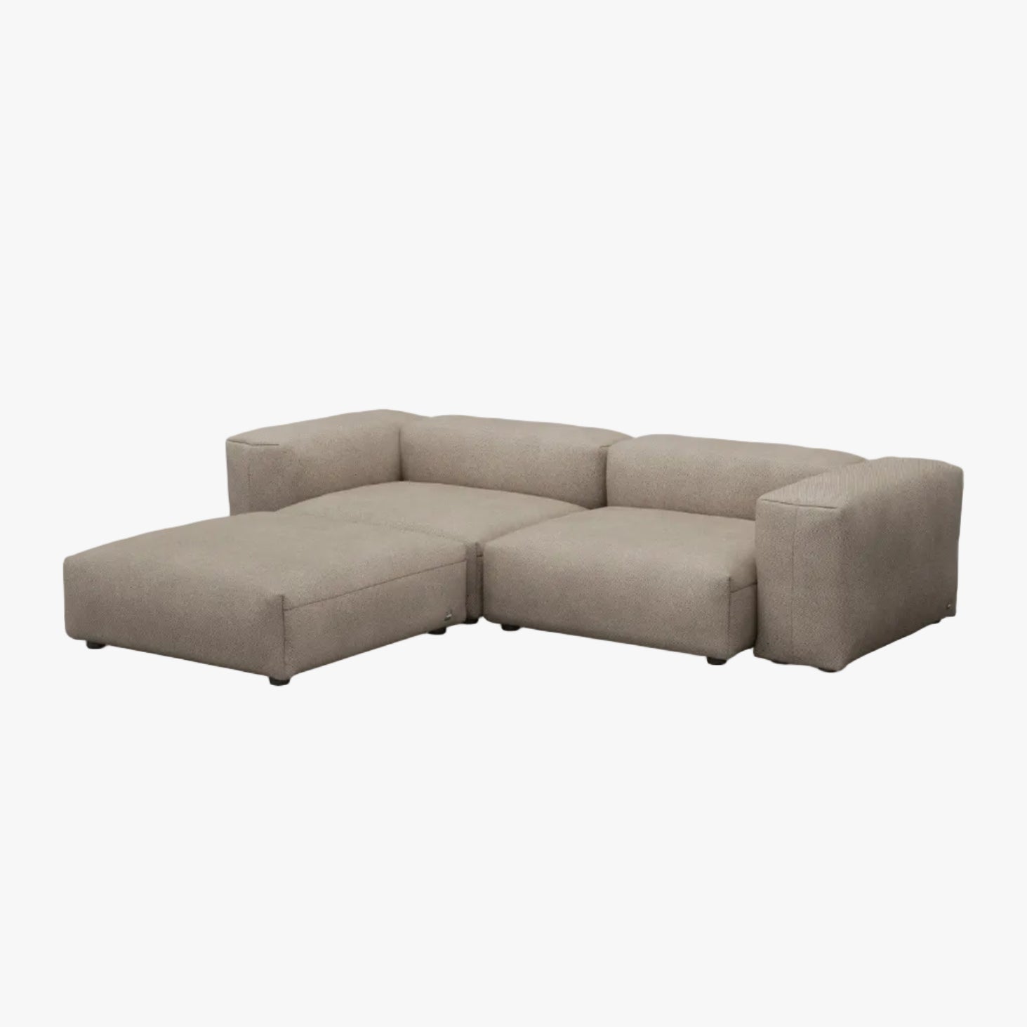 Zoco Home Vetsak Sofá de canto para exterior L | 273 x 115/220,5 x 60 cm