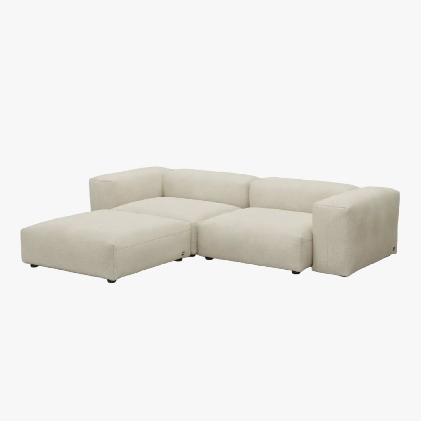 Zoco Home Vetsak Sofá de canto para exterior L | 273 x 115/220,5 x 60 cm