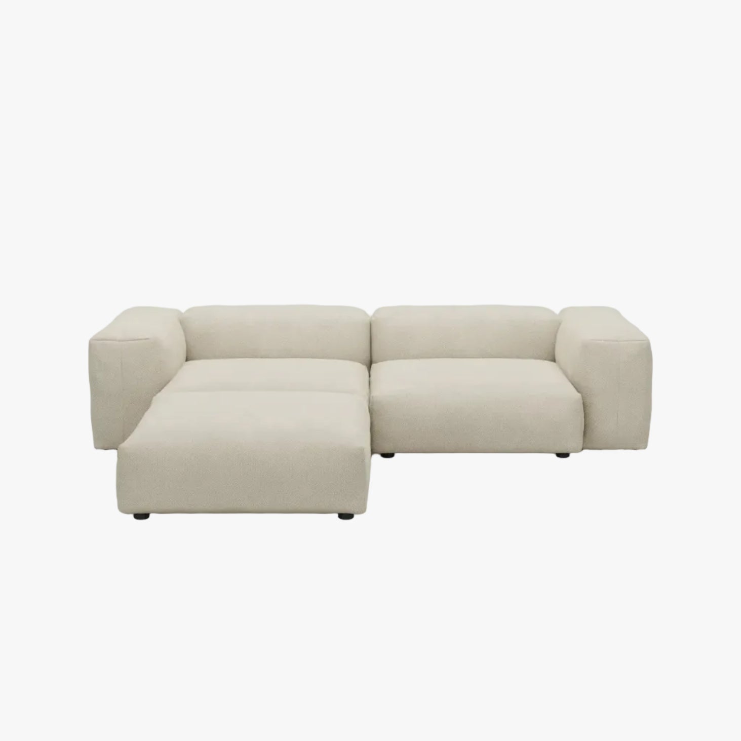 Zoco Home Vetsak Sofá de canto para exterior L | 273 x 115/220,5 x 60 cm