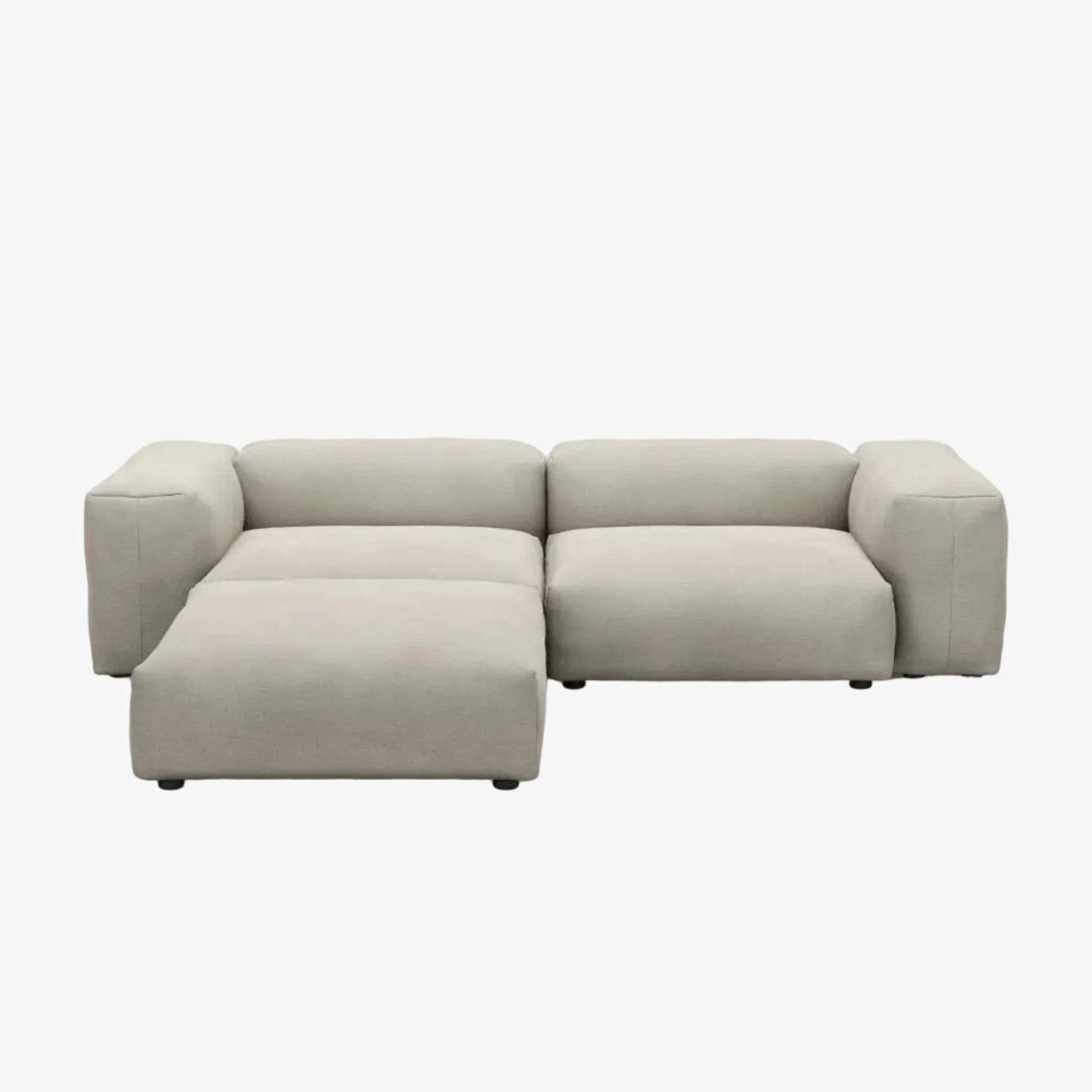 Zoco Home Vetsak Sofá de canto para exterior L | 273 x 115/220,5 x 60 cm