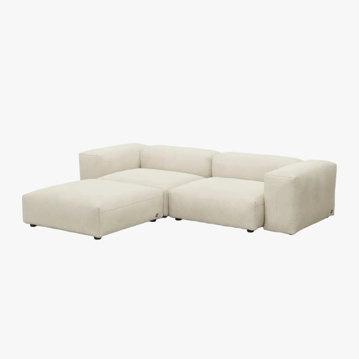 Zoco Home Vetsak Sofá de canto para exterior L | 273 x 115/220,5 x 60 cm