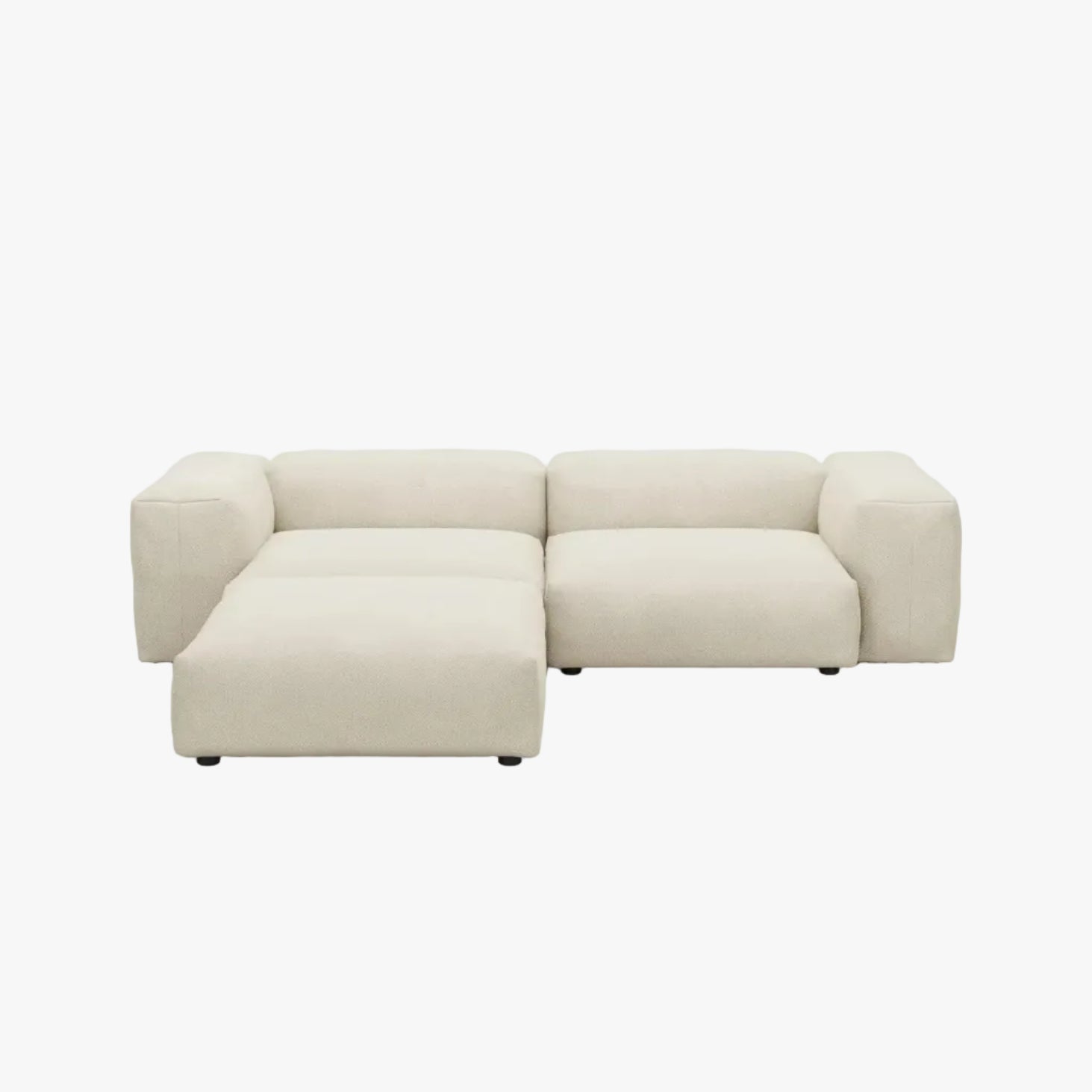 Zoco Home Vetsak Sofá de canto para exterior L | 273 x 115/220,5 x 60 cm