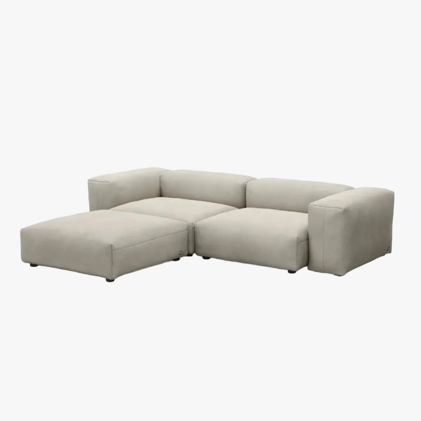 Zoco Home Vetsak Sofá de canto para exterior L | 273 x 115/220,5 x 60 cm