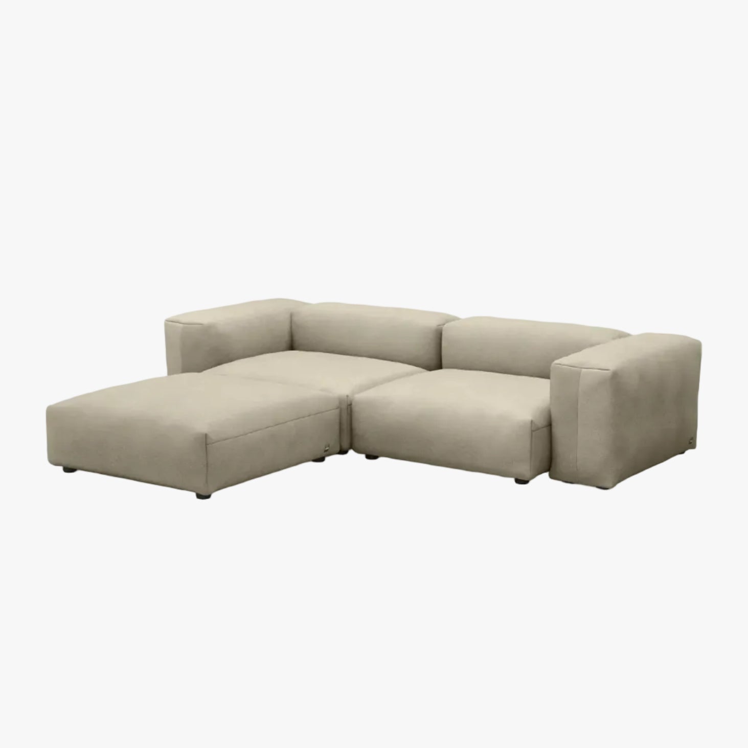 Zoco Home Vetsak Sofá de canto para exterior L | 273 x 115/220,5 x 60 cm