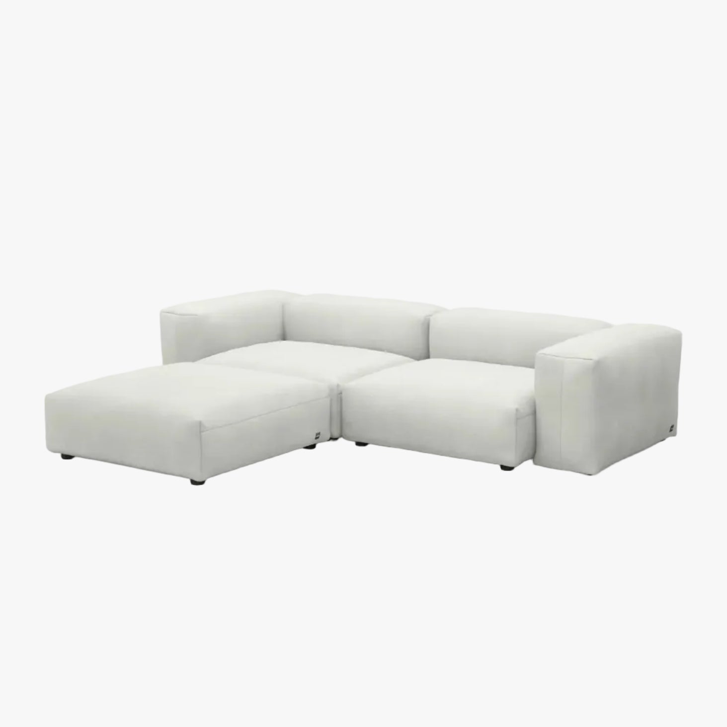 Zoco Home Vetsak Sofá de canto para exterior L | 273 x 115/220,5 x 60 cm