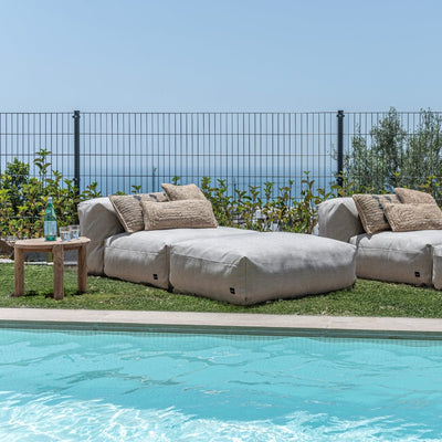 Zoco Home Vetsak Outdoor-Seitenmodul | Mittel 105 x 31 x 60 cm