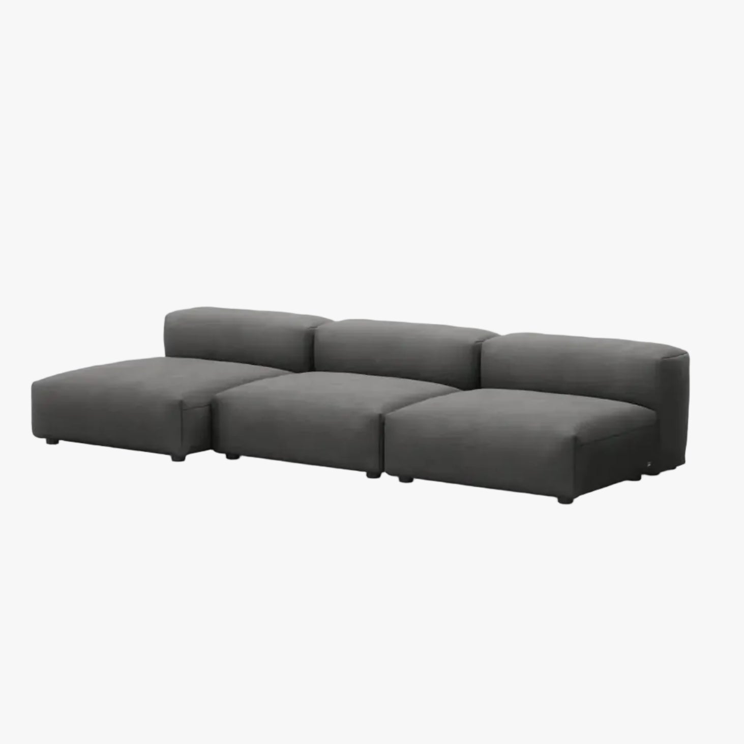 Zoco Home Vetsak Sofá de exterior de três lugares L | 315 x 136,5 / 115 x 60 cm