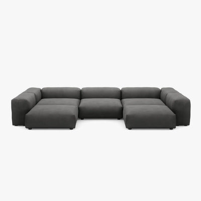 Zoco Home Vetsak Outdoor-Sofa in U-Form L | 378 x 241,5 x 60 cm