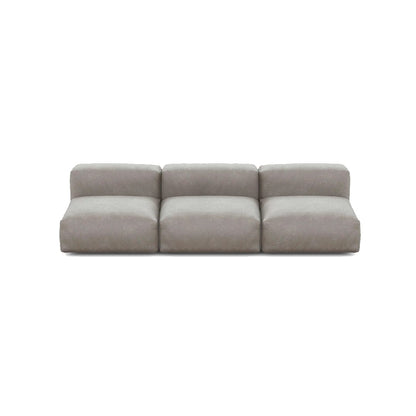 Zoco Home Outdoor/Sofa Vetsak Three Seater Outdoor Sofa | Herringbone Light Grey