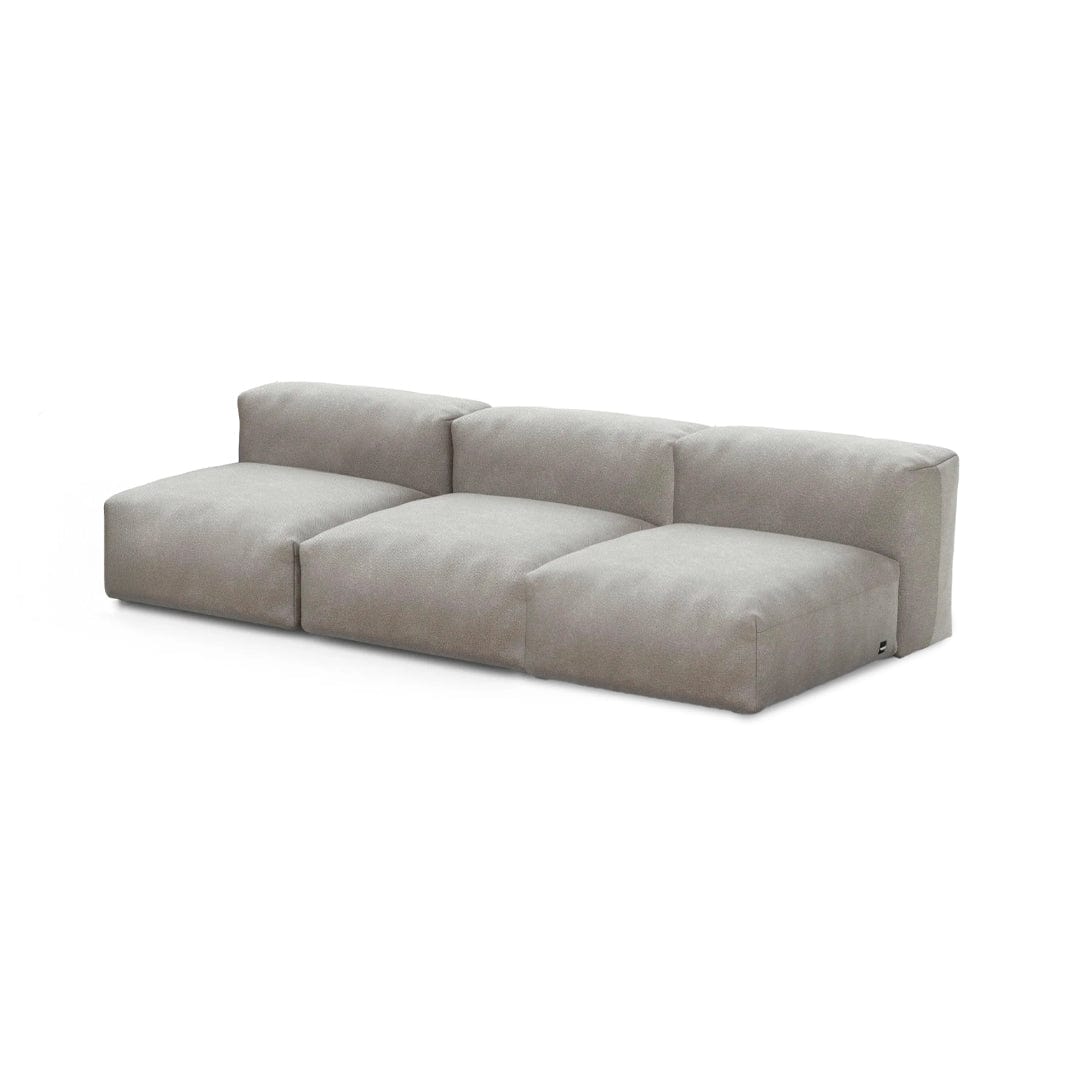 Zoco Home Outdoor/Sofa Vetsak Three Seater Outdoor Sofa | Herringbone Light Grey