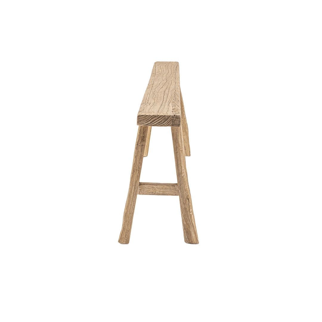 Zoco Home Furniture/Chair/Bench Vintage Elm Wood Bench