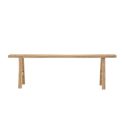 Zoco Home Furniture/Chair/Bench Vintage Elm Wood Bench