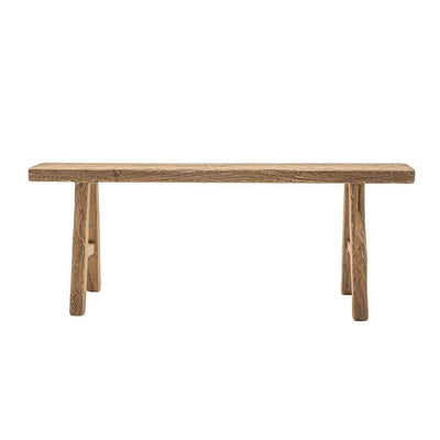 Zoco Home Furniture/Chair/Bench Vintage Elm Wood Bench