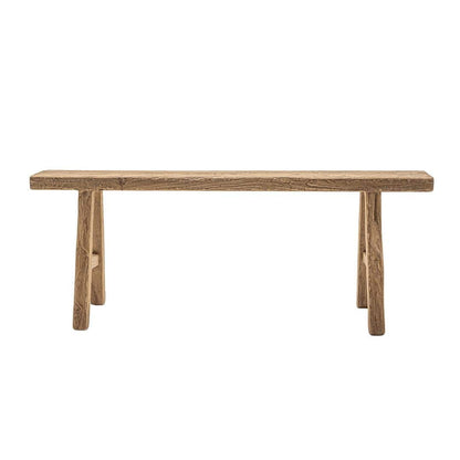 Zoco Home Furniture/Chair/Bench Vintage Elm Wood Bench