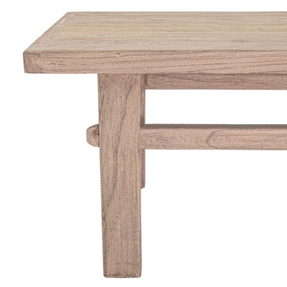 Zoco Home Furniture/Table/Coffee Vintage Elm Wood Coffee Table