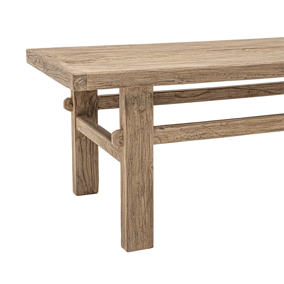 Zoco Home Furniture/Table/Coffee Vintage Elm Wood Coffee Table