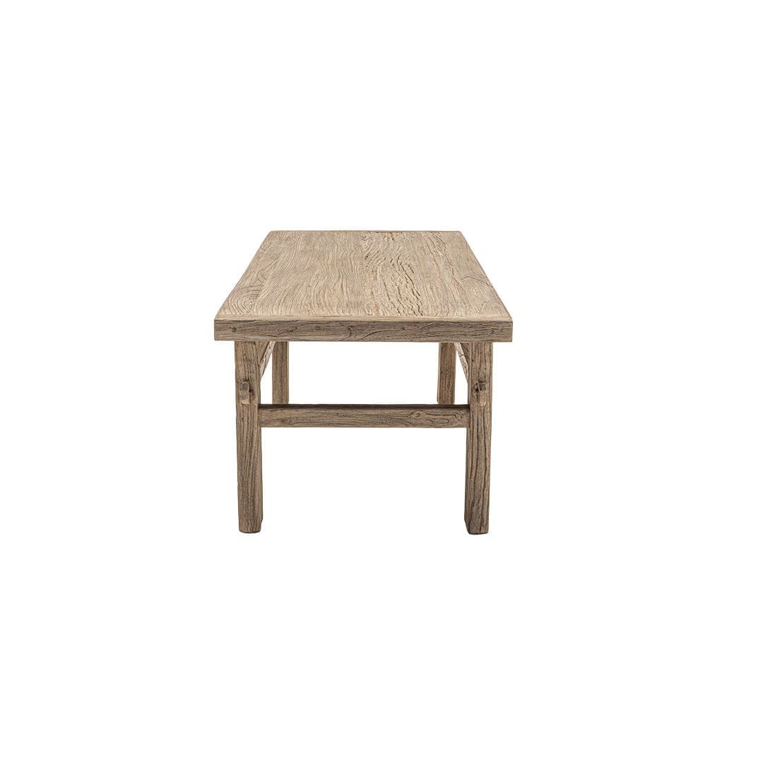 Zoco Home Furniture/Table/Coffee Vintage Elm Wood Coffee Table