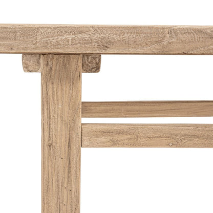 Zoco Home Vintage Elm Wood Console Table