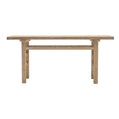 Zoco Home Furniture/Table/Console Vintage Elm Wood Console Table