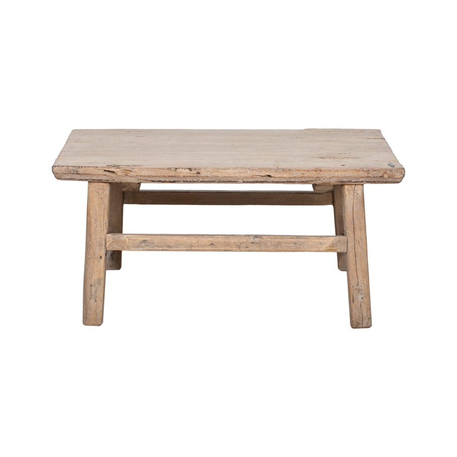 Zoco Home Vintage Elm Wood Lounge Table | 90cm