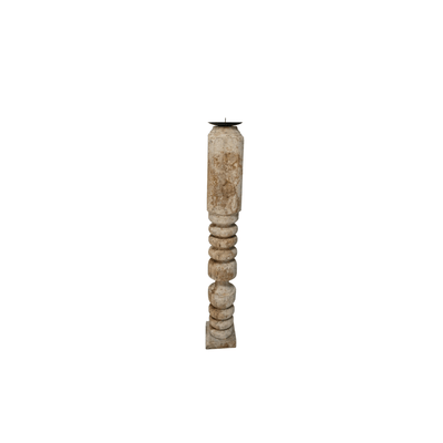 Zoco Home Decor/Accessories Vintage wooden candle holder | 50cm