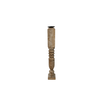 Zoco Home Decor/Accessories Vintage wooden candle holder | 55-60cm