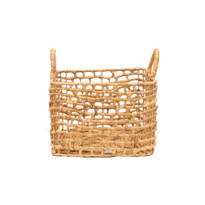 Zoco Home Decor/Accessories Water Hyacinth Square Basket | L