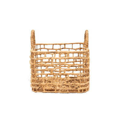 Zoco Home Decor/Accessories Water Hyacinth Square Basket | M