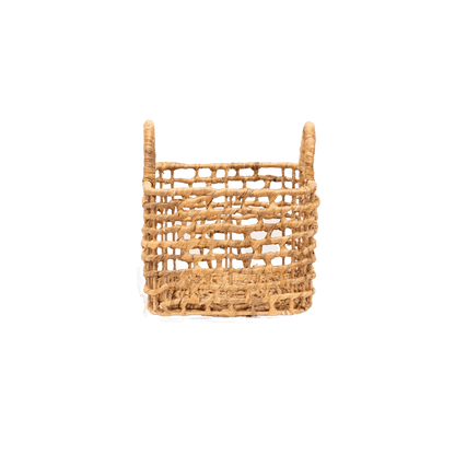 Zoco Home Decor/Accessories Water Hyacinth Square Basket | S